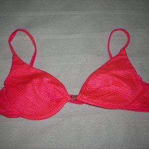Bikini,top only,Pink,push up cups,sz.L